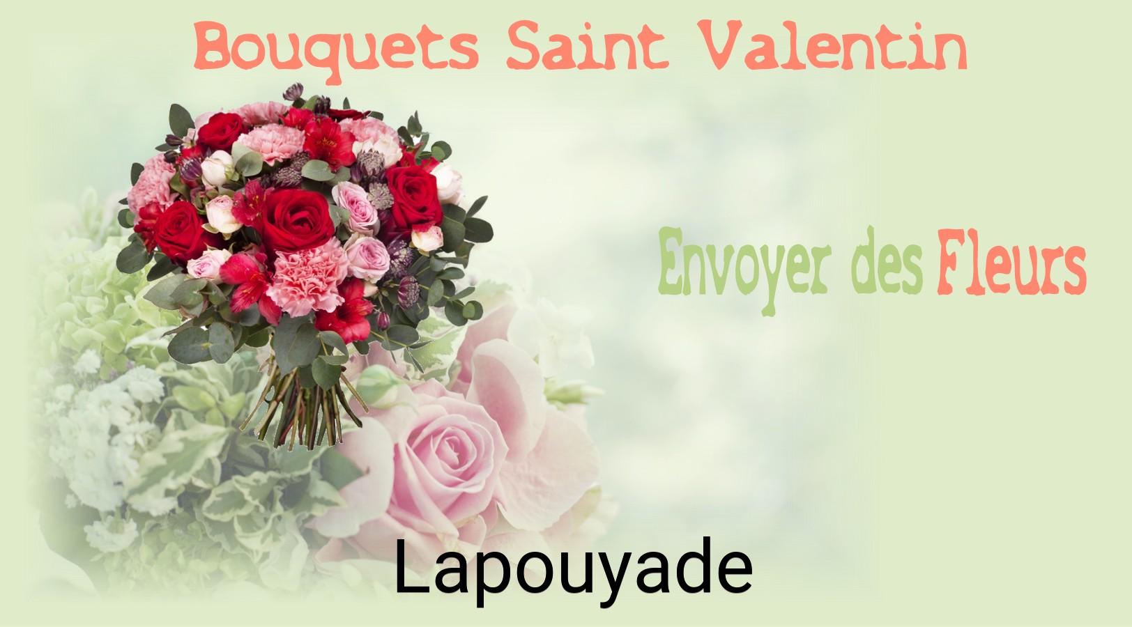 Roses de Saint-Valentin livrées à Lapouyade